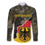 Custom Germany 1990 Long Sleeve Button Shirt Coat Of Arms With Camo Patterns - Wonder Print Shop