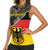 Custom Germany 1990 Women Sleeveless Polo Shirt Coat Of Arms With Camo Patterns - Wonder Print Shop