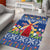 Netherlands Christmas Area Rug Windmills With Tulip Flowers - Wonder Print Shop