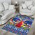 Netherlands Christmas Area Rug Windmills With Tulip Flowers - Wonder Print Shop