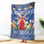 Netherlands Christmas Blanket Windmills With Tulip Flowers