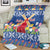 Netherlands Christmas Blanket Windmills With Tulip Flowers