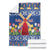 Netherlands Christmas Blanket Windmills With Tulip Flowers