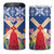 Netherlands Christmas 4 in 1 Can Cooler Tumbler Windmills With Tulip Flowers - Wonder Print Shop