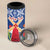 Netherlands Christmas 4 in 1 Can Cooler Tumbler Windmills With Tulip Flowers - Wonder Print Shop