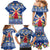 Netherlands Christmas Family Matching Mermaid Dress and Hawaiian Shirt Windmills With Tulip Flowers - Wonder Print Shop