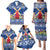 Netherlands Christmas Family Matching Puletasi and Hawaiian Shirt Windmills With Tulip Flowers - Wonder Print Shop