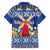 Netherlands Christmas Family Matching Puletasi and Hawaiian Shirt Windmills With Tulip Flowers - Wonder Print Shop