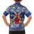 Netherlands Christmas Kid Hawaiian Shirt Windmills With Tulip Flowers - Wonder Print Shop