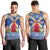 Netherlands Christmas Men Tank Top Windmills With Tulip Flowers - Wonder Print Shop