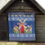 Netherlands Christmas Quilt Windmills With Tulip Flowers