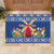 Netherlands Christmas Rubber Doormat Windmills With Tulip Flowers