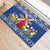 Netherlands Christmas Rubber Doormat Windmills With Tulip Flowers