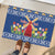 Netherlands Christmas Rubber Doormat Windmills With Tulip Flowers