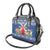 Netherlands Christmas Shoulder Handbag Windmills With Tulip Flowers