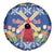 Netherlands Christmas Spare Tire Cover Windmills With Tulip Flowers