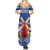 Netherlands Christmas Summer Maxi Dress Windmills With Tulip Flowers