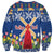 Netherlands Christmas Sweatshirt Windmills With Tulip Flowers