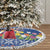 Netherlands Christmas Tree Skirt Windmills With Tulip Flowers