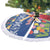 Netherlands Christmas Tree Skirt Windmills With Tulip Flowers