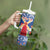 Netherlands Christmas Tumbler With Handle Windmills With Tulip Flowers