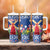 Netherlands Christmas Tumbler With Handle Windmills With Tulip Flowers