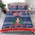 Personalized Dominican Republic Christmas Bedding Set Dominicana Coat Of Arms Christmas Pattern - Wonder Print Shop