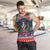 Personalized Dominican Republic Christmas Men Tank Top Dominicana Coat Of Arms Christmas Pattern - Wonder Print Shop