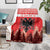 Personalized Albania Christmas Blanket The Double-headed Eagle Christmas Pattern