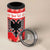 Personalized Albania Christmas 4 in 1 Can Cooler Tumbler The Double-headed Eagle Christmas Pattern - Wonder Print Shop