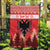 Personalized Albania Christmas Garden Flag The Double-headed Eagle Christmas Pattern - Wonder Print Shop