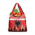 Personalized Albania Christmas Grocery Bag The Double-headed Eagle Christmas Pattern