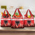 Personalized Albania Christmas Grocery Bag The Double-headed Eagle Christmas Pattern