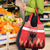 Personalized Albania Christmas Grocery Bag The Double-headed Eagle Christmas Pattern