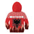 Personalized Albania Christmas Kid Hoodie The Double-headed Eagle Christmas Pattern - Wonder Print Shop