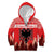 Personalized Albania Christmas Kid Hoodie The Double-headed Eagle Christmas Pattern - Wonder Print Shop