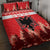 Personalized Albania Christmas Quilt Bed Set The Double-headed Eagle Christmas Pattern - Wonder Print Shop