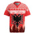 Personalized Albania Christmas Rugby Jersey The Double-headed Eagle Christmas Pattern - Wonder Print Shop