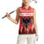 Personalized Albania Christmas Women Sleeveless Polo Shirt The Double-headed Eagle Christmas Pattern - Wonder Print Shop