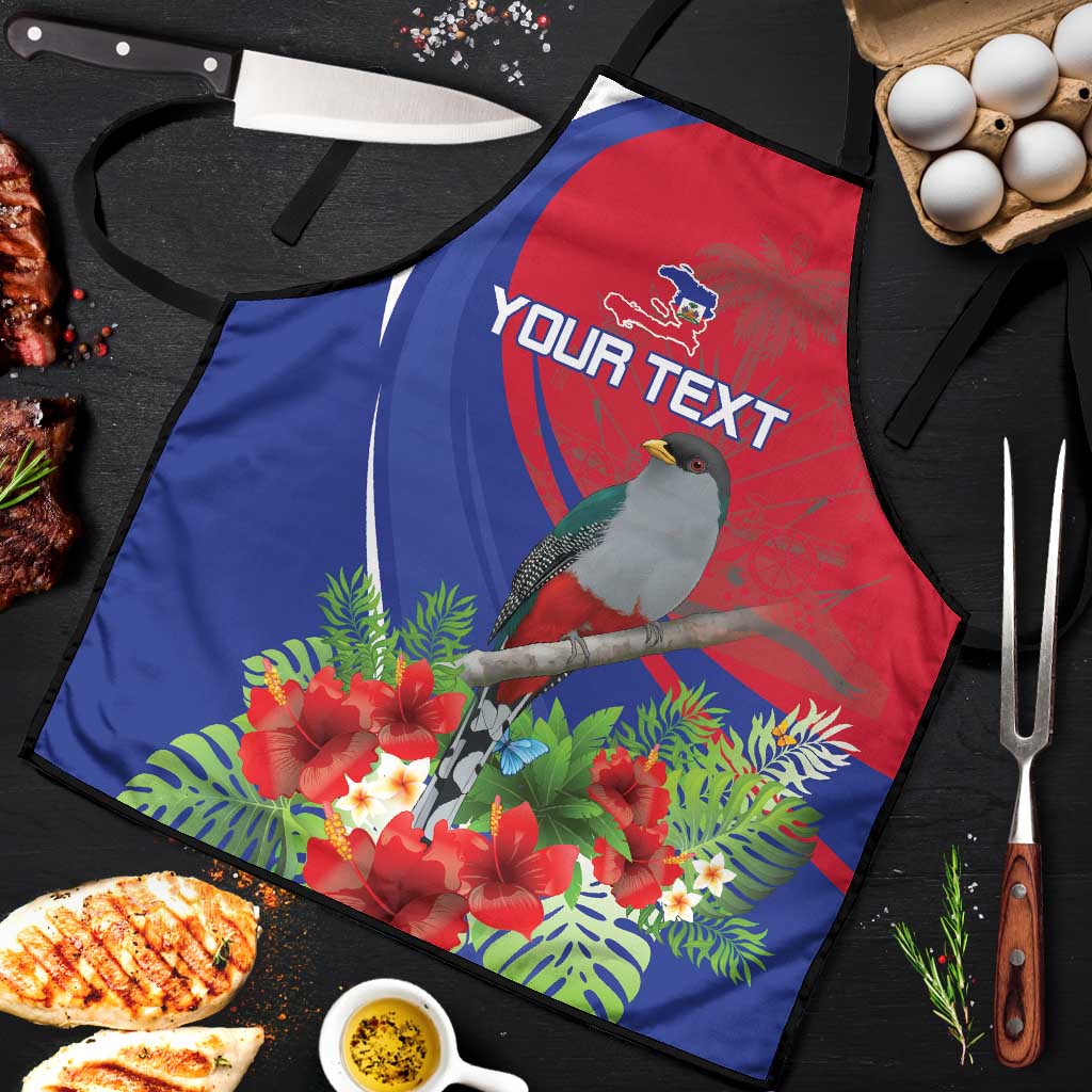 Personalized Hispaniolan Trogon Haiti Apron Sporty Style - Wonder Print Shop