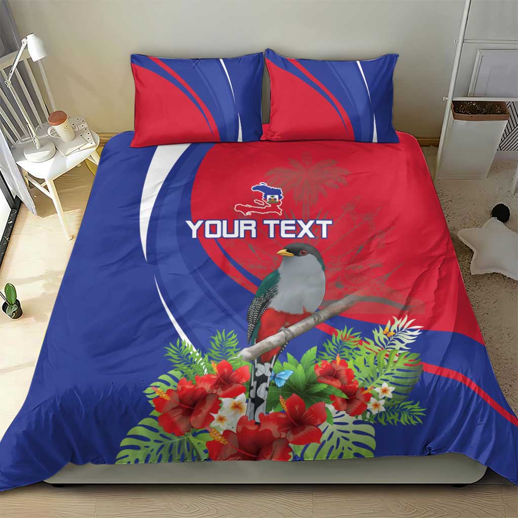 Personalized Hispaniolan Trogon Haiti Bedding Set Sporty Style - Wonder Print Shop
