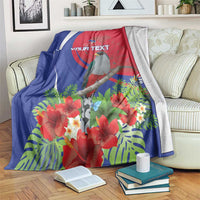 Personalized Hispaniolan Trogon Haiti Blanket Sporty Style - Wonder Print Shop