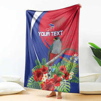Personalized Hispaniolan Trogon Haiti Blanket Sporty Style - Wonder Print Shop