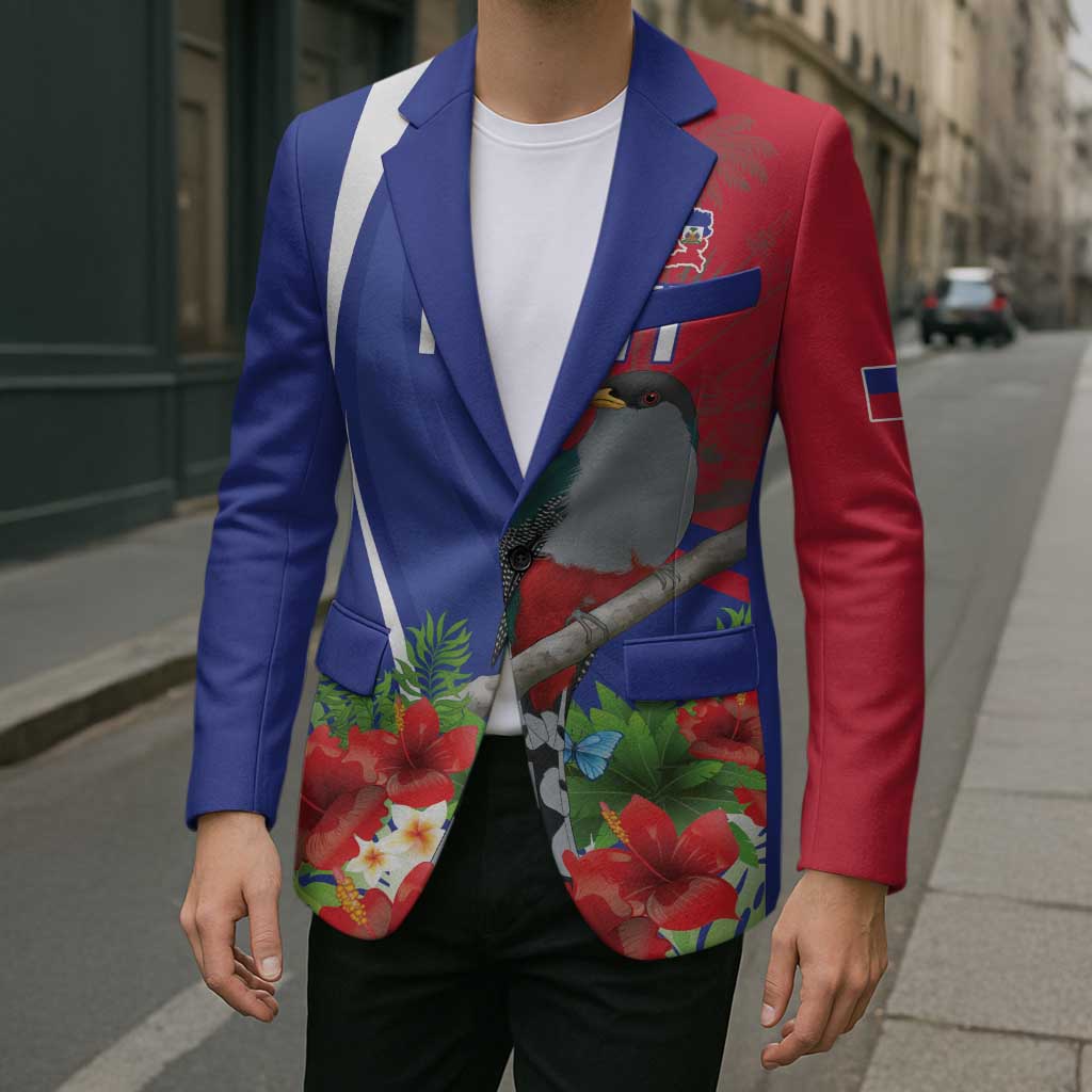 Personalized Hispaniolan Trogon Haiti Blazer Sporty Style - Wonder Print Shop