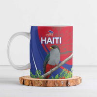 Personalized Hispaniolan Trogon Haiti Ceramic Mug Sporty Style - Wonder Print Shop