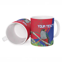 Personalized Hispaniolan Trogon Haiti Ceramic Mug Sporty Style - Wonder Print Shop