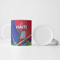 Personalized Hispaniolan Trogon Haiti Ceramic Mug Sporty Style - Wonder Print Shop