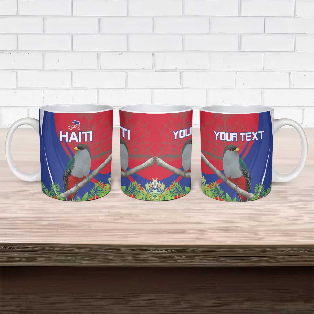 Personalized Hispaniolan Trogon Haiti Ceramic Mug Sporty Style - Wonder Print Shop