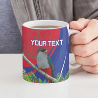 Personalized Hispaniolan Trogon Haiti Ceramic Mug Sporty Style - Wonder Print Shop