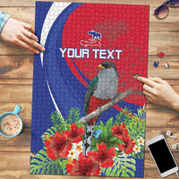 Personalized Hispaniolan Trogon Haiti Puzzle Sporty Style - Wonder Print Shop